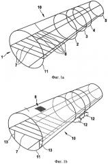 Фюзеляж самолета или космического летательного аппарата из гибридной конструкции углепластик/металл с металлической рамой (патент 2446076)