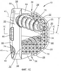 Межпозвонковая вставка и сцепленная с ней пластина в сборе (патент 2506930)