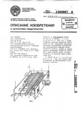 Вибрационный грохот (патент 1200997)