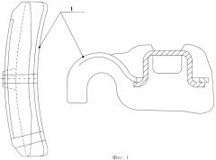 Способ непрерывного контроля толщины тормозных колодок локомотива в эксплуатации и устройство для его осуществления (патент 2414365)