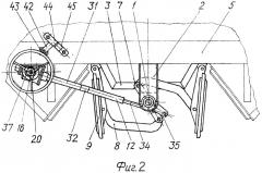 Устройство для открывания и закрывания крышек разгрузочных люков вагона-хоппера (патент 2375221)