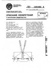 Контактное устройство (патент 1201893)