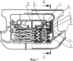 Фрикционный гаситель колебаний рельсового транспортного средства (патент 2377151)