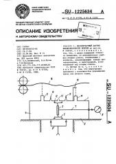 Бесконтактный датчик неплоскостности полосы (патент 1225634)