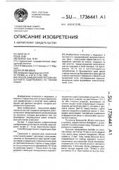 Способ замедления пассажа кишечного содержимого по тонкой кишке (патент 1736441)