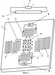 Гироскоп на поверхностных акустических волнах (патент 2310165)