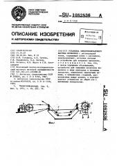 Установка электроконтактного нагрева проволоки (патент 1082836)