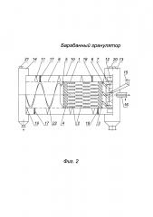 Барабанный гранулятор (патент 2624693)