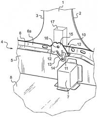 Устройство крепления наматывателя ремня безопасности для кресла автотранспортного средства (патент 2589812)