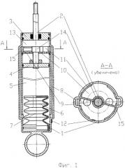 Регулируемый амортизатор (патент 2304053)