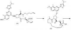 Способы и промежуточные соединения для получения макроциклического ингибитора протеазы вируса гепатита с (патент 2588132)