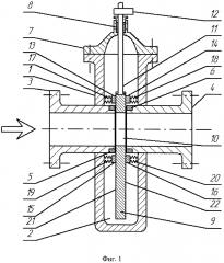 Запорная арматура для магистрального трубопровода (патент 2642179)