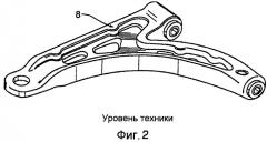 Конструктивный двутавровый рычаг автомобильной подвески (патент 2497690)