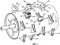 Подающий барабан с захватными элементами для самоходного зерноуборочного комбайна (патент 2373686)
