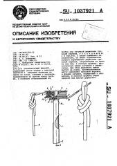 Ледобур альпинистский (патент 1037921)