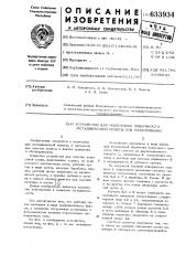 Устройство для подготовки поверхности металлической полосы под плакирование (патент 633934)