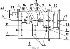 Коробка передач с гидроусилителем крутящего момента (патент 2350809)