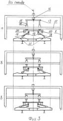 Передвижное устройство для установки железобетонных шпал по эпюре и "шнуру" (патент 2376411)