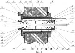 Герметичный кабельный ввод сквозь наружную и внутреннюю стены защитной оболочки атомной электростанции (патент 2557669)