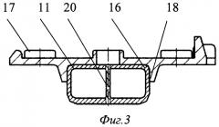 Тележка железнодорожного вагона, боковая рама и надрессорная балка тележки железнодорожного вагона (патент 2373091)
