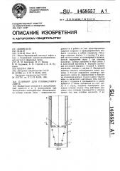 Плунжер для плунжерного лифта (патент 1458557)