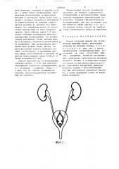 Способ создания модели для исследования функции почек (патент 1370664)