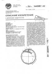 Шаровая мельница (патент 1643081)