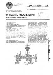 Вибровозбудитель (патент 1318309)