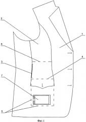 Пиджак с карманом для хранения мобильного телефона (патент 2571264)