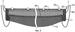 Улавливающая сеть для извлечения трупов из воды (патент 2486099)