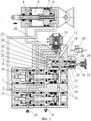 Пятилинейный двухпозиционный клапанный пневмораспределитель привода дверей транспортного средства (патент 2269039)