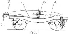 Устройство для связи кузова с тележкой рельсового транспортного средства (патент 2374108)