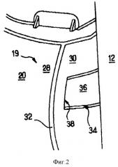 Эстетическое шарнирное устройство для двери автотранспортного средства (патент 2404345)