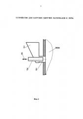 Устройство для загрузки сыпучих материалов в печь (патент 2665640)