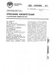 Способ складирования токсичных рассолов в условиях многолетней мерзлоты (патент 1435505)