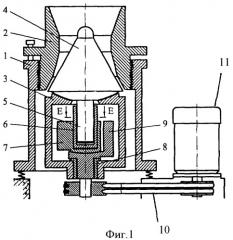 Способ измельчения стройматериалов и устройство для его осуществления (патент 2393920)