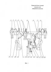 Навесной блок путевой машины для деформации рельсов (патент 2601080)