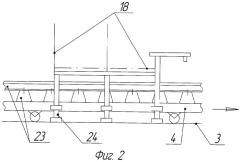 Поточная линия для ремонта звеньев рельсошпальной решетки железнодорожного пути (патент 2443825)