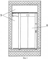 Ограждение шахты лифта (патент 2353567)