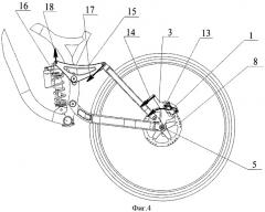 Дисковое велосипедное тормозное устройство (патент 2508219)