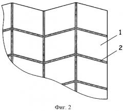 Способ изготовления из композитов складчатого заполнителя для многослойных панелей (патент 2267404)