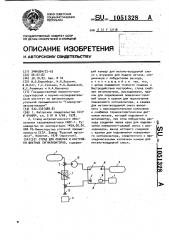 Стенд для поверки и настройки шахтных сигнализаторов (патент 1051328)