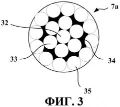 Шина, содержащая каркасную арматуру, состоящую из кордов и капиллярных трубок (патент 2533866)