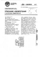 Тиристорный инвертор (патент 1265953)