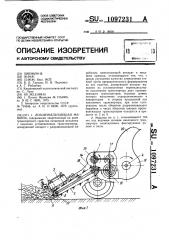 Лозоизмельчающая машина (патент 1097231)