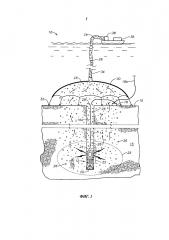 Узел и способ подводной добычи газообразных углеводородов (патент 2607610)