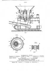 Установка для дробления скальных пород и руд (патент 902827)