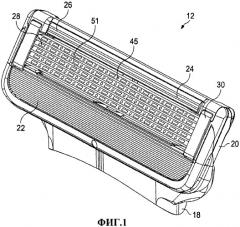 Картриджи для бритвенного прибора с перфорированными лезвийными сборками (патент 2479415)