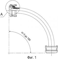 Угловой армированный резиновый компенсатор (патент 2367838)