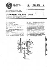 Переносной сверлильно-резьбонарезной станок (патент 1060362)